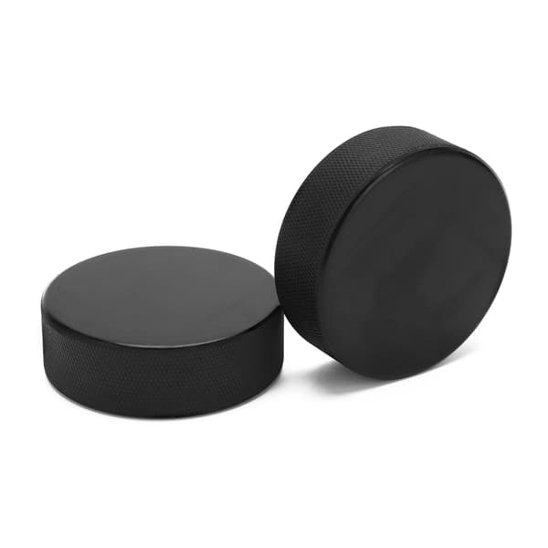 Offisiell størrelse solid gummi ishockeypuck for trening og øvelse BH-25
