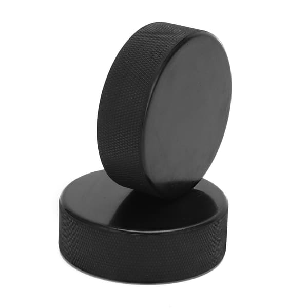 Offisiell størrelse solid gummi ishockeypuck for trening og øvelse BH-25