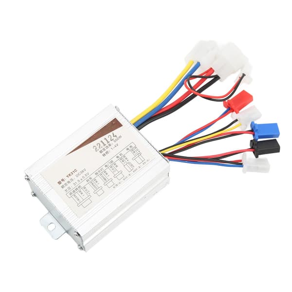36V 500W elektrisk sykkel børstemotorkontroller, aluminiumslegering, tilbehør