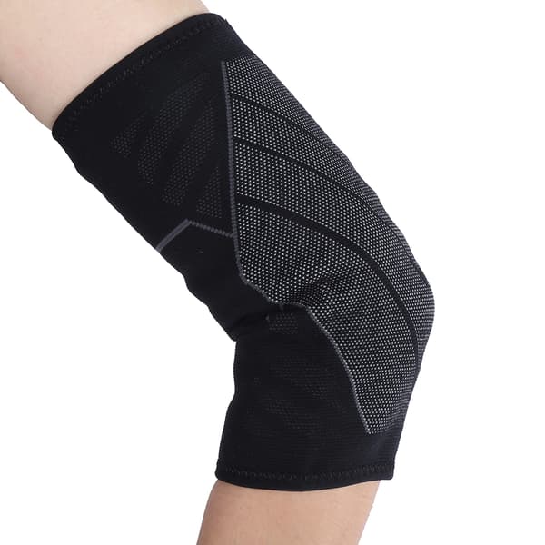 2 st elastiskt armbågsskydd i nylon 3D andningsbart tyg för tävlingssporter XL