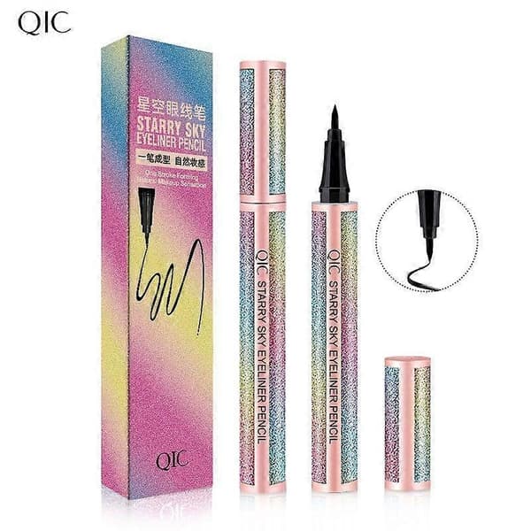 Starry Sky Vandfast Flydende Eyeliner Præcis Fin Spids, Hurtigtørrende Sort Formel, Langtidsholdbar