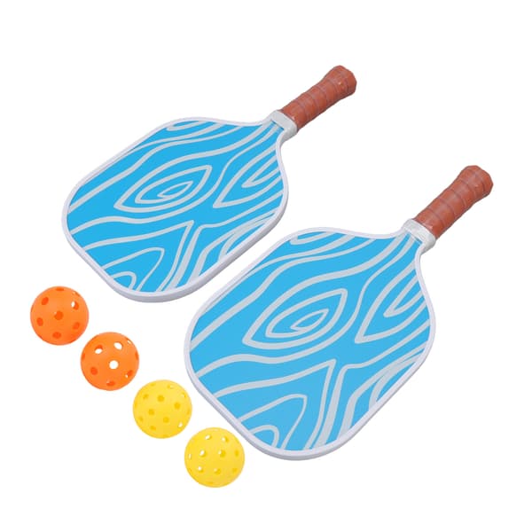 Fiberglas Pickleball Paddle Sæt med 4 Bolde og Opbevaringstaske