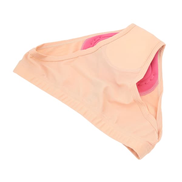Dame Beige 3D Elastisk Pustende Hurtigtørkende Sykkelshorts med Polstring 2XL