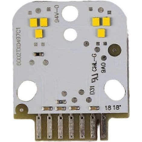 LED-chips til forlygter (ref. 63117466107) til BMW X3 G01 X4 G02 (2016-2019), citrongule LED-kørelys, R-udgave (ref. 0709)