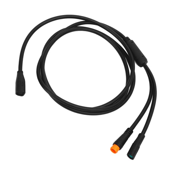 1T2 Y-Splitter forlængerkabel til elcykel centermotor M600 M500 G521 G520