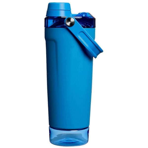 590 ml (20 oz) proteinpulvershakerkopp i rustfritt stål 304, dobbelt vakuumisolert (himmelblå)