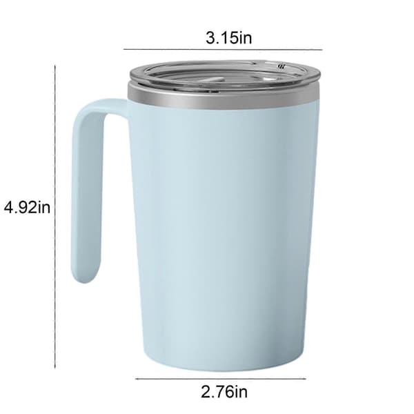 Automatisk magnetisk kaffekopp, selvbryggende rustfri stålkrus