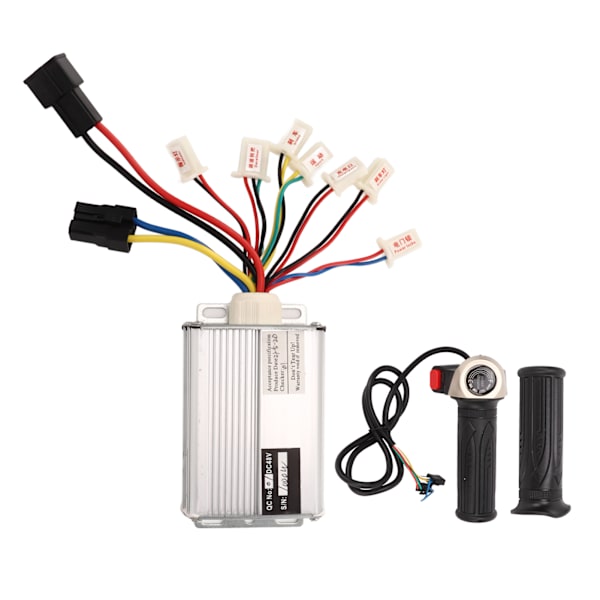 48V 1000W Elektrisk Controller Kit med Gummihåndtag til Elcykler og Motorcykler
