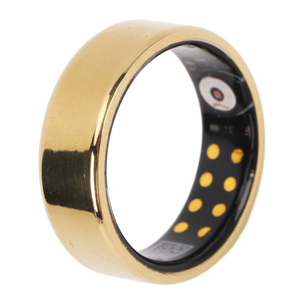 Smart helse- og treningsring, søvnsporing, skritteller, gull, US 8, 60 mm