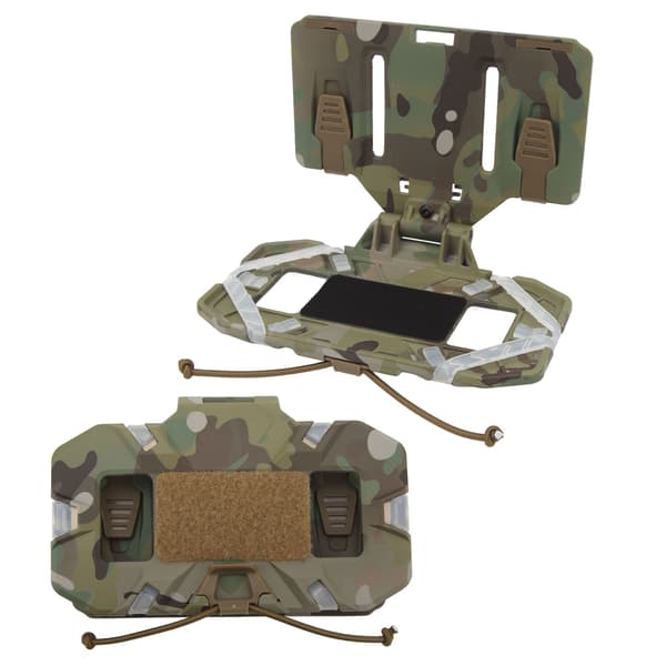 Multifunktionel foldbar vest mobiltelefonholder med bærbar MOLLE navigationsplade