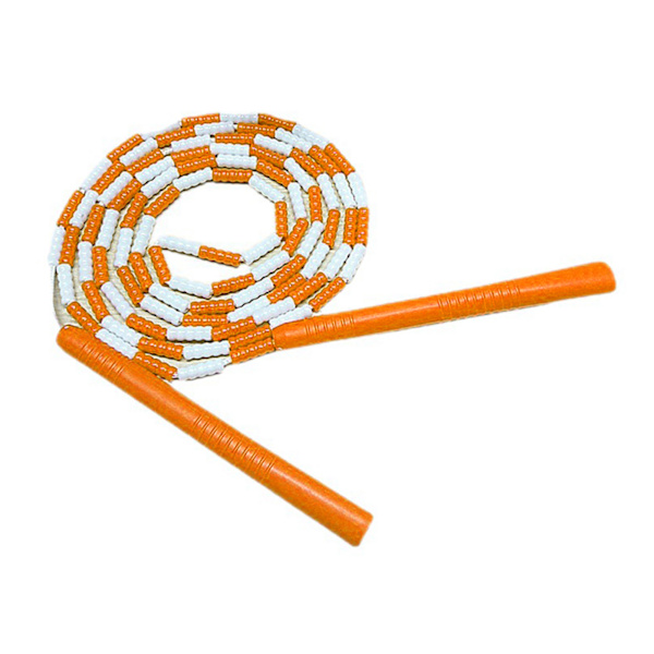 Fleksibelt plastik sjippetov, justerbart, blød wire, til hjemmetræning, orange