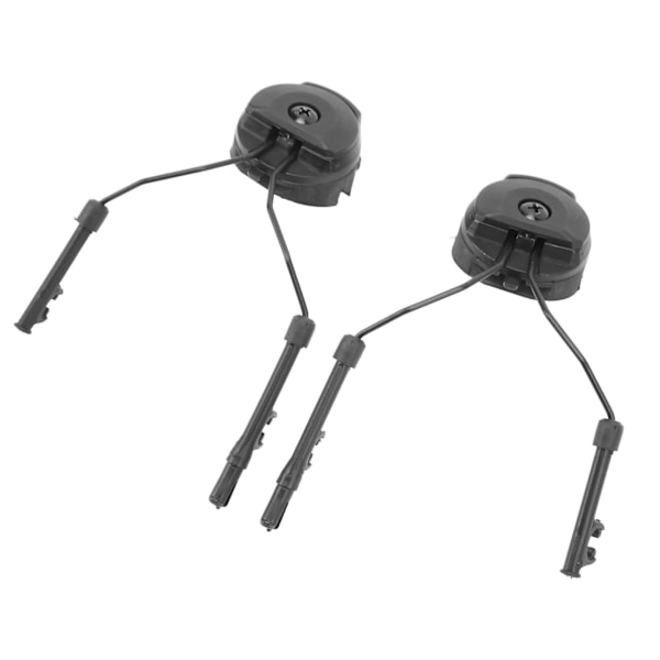 2PCS ABS Hjälmskenadapterfäste för sporthörlurar