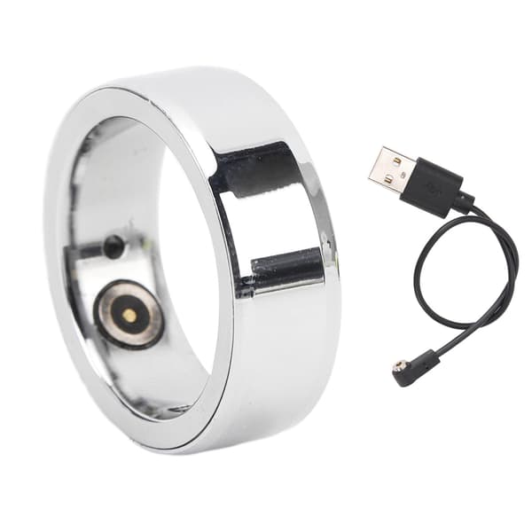 Smart Bluetooth Sundhedsring med Søvnovervågning, Tryk og Temperaturkontrol - IPX8