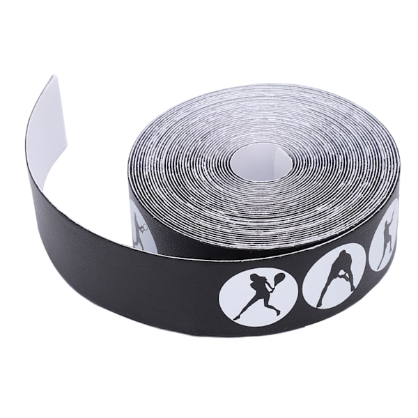 Anti-ridsetape til tennisketcherhoved, Guard Protector PU, 5m, sort.