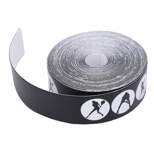 Ripebeskyttelsestape for tennisracket, Guard Protector PU, 5m, svart.