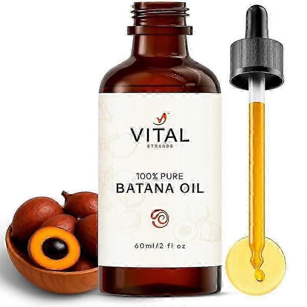 Vital Strands ekologisk batanaolja främjar hårväxt och passar alla hårtyper. 60 ml