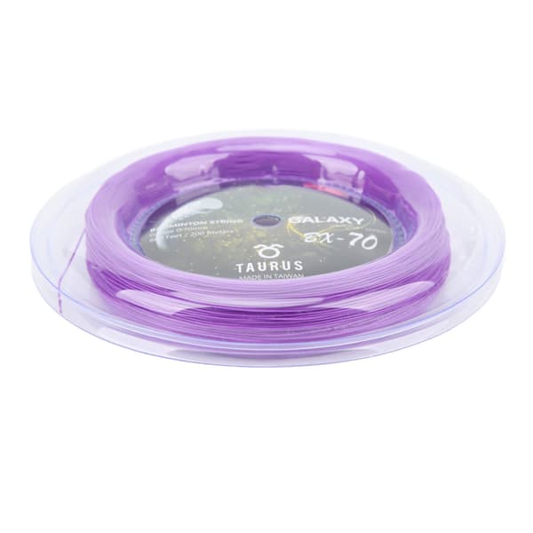 POWERTI BX70 Högelastisk Nylon Badmintonsträng 0,7 mm 200 m Lila för Racketar