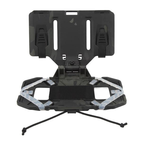 Multifunktionel foldbar nylon silikone vest telefonholder til MOLLE træning, sort, CP