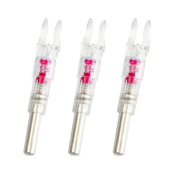 Belysta pilnockar 3-pack 4,5 cm LED PE Automatiska pilbågetillbehör