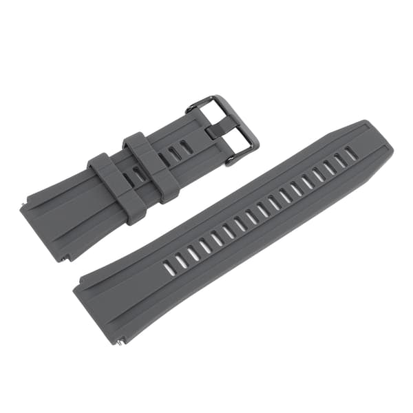 Silikone Smartwatch Rem til GT4 GT3 GT2 22mm med Quick Release - Mørkegrå
