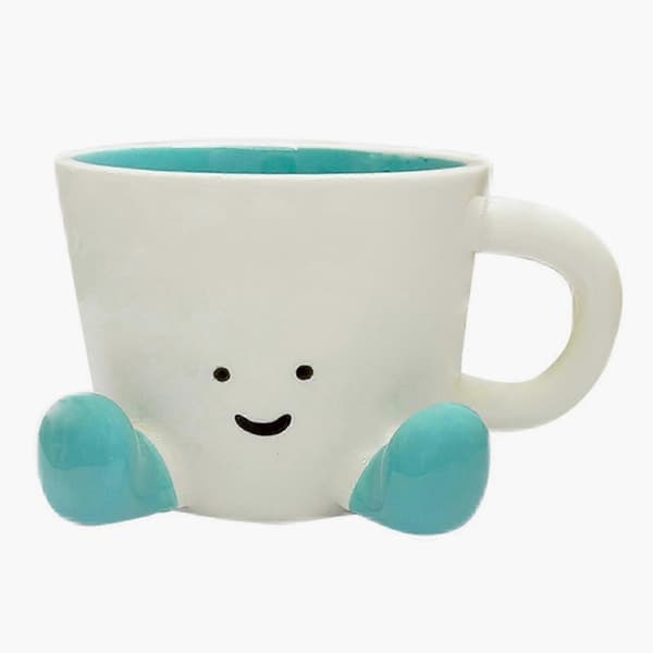 Nyhet Keramisk Kaffekopp med Håndtak, Søt og Morsom Design for Kvinner og Jenter