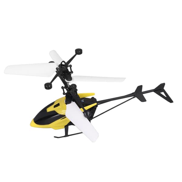 RC Mini Helikopter Stabil Induktionslys-Op Faldresistent Legetøj Gul