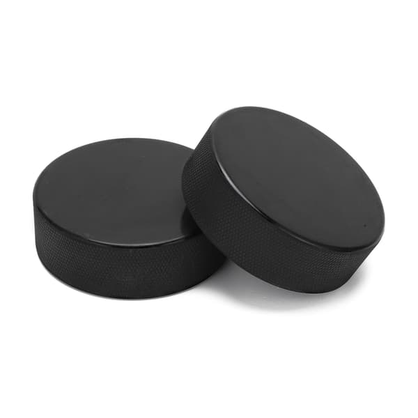 Offisiell størrelse solid gummi ishockeypuck for trening og øvelse BH-25