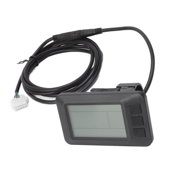 LCD Speedometer til El-cykler 24V 36V 48V 5-bens Stik Vandtæt KT Controller