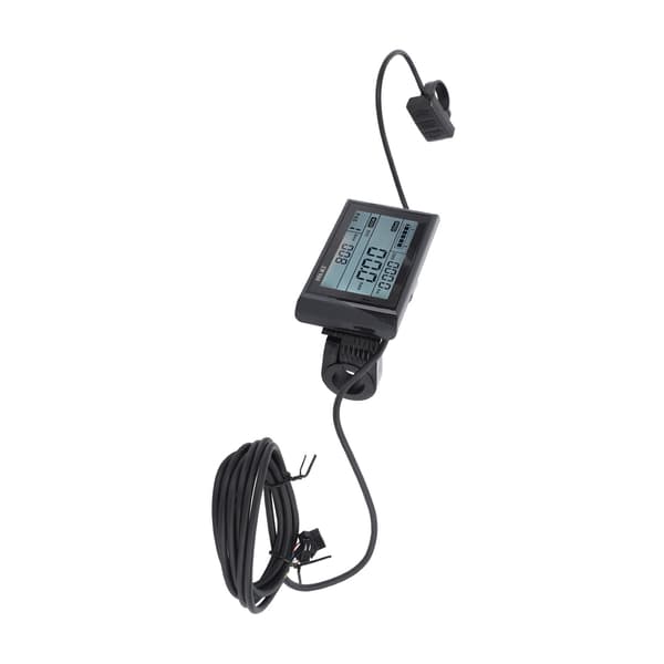 LCD-skjerm for elektriske sykler med automatisk 24V/36V/48V-konvertering og multifunksjonelle data