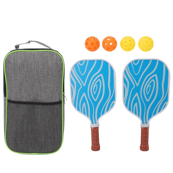 Fiberglas Pickleball Paddle Sæt med 4 Bolde og Opbevaringstaske