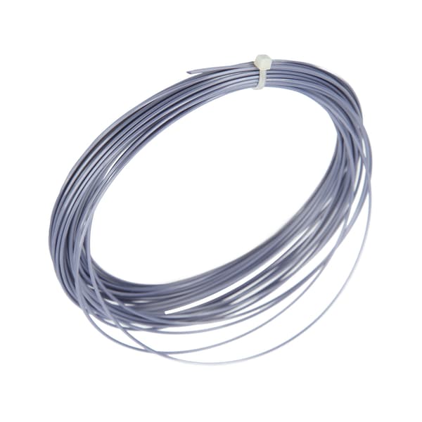 Hex Tennissträng 12m/39.4ft Slitstark Polyester 1.24mm/17 gauge Grå