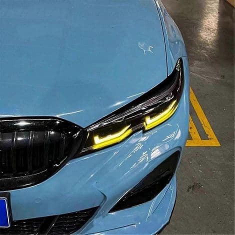 CSL gul LED-modulsæt til kørelys (DRL) kompatibelt med BMW 3-serie G20 PreeLCI 2019-2020 adaptive LED-forlygter
