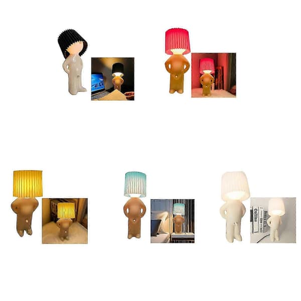 Bordlampe til generte mænd, kreativ natlampe til frække drenge (sort)