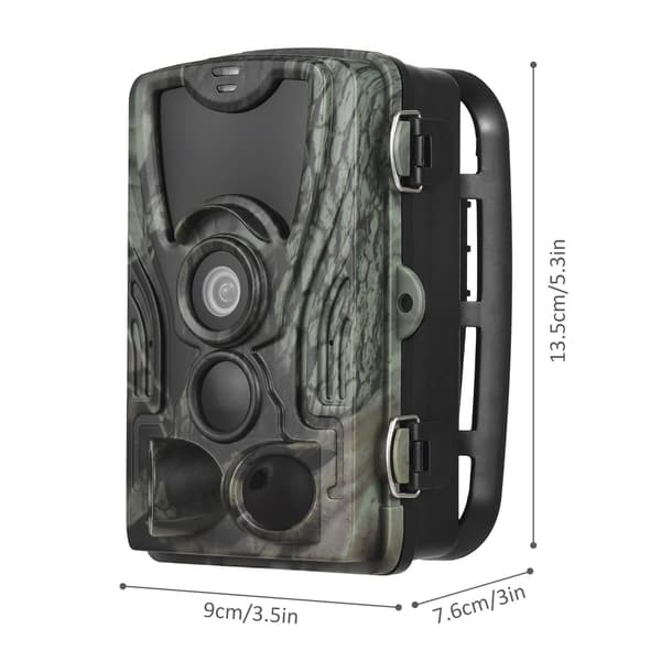 24MP 2.7K IP66 Vildtkamera med nattesyn og 36 IR-LED'er til vildt og have