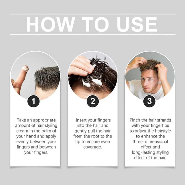 Intens mat hårler til mænd med bivoks og keratin til følsom hovedbund, 80 g.