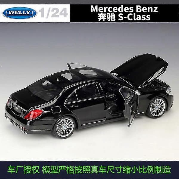 WELLY 1:24 Mercedes-Benz S-Klasse støpt modellbil