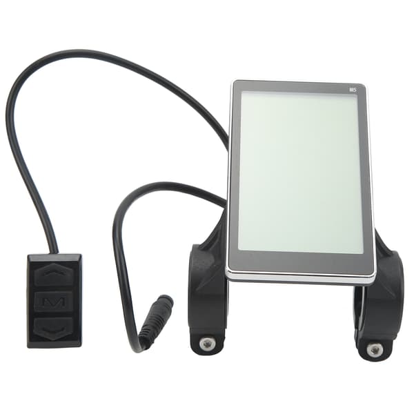 LCD-display til elcykel og scooter M5-panel med stik, vandtæt, holdbar ABS