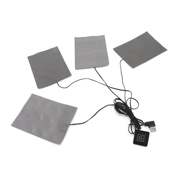 Graphene Elektrisk Tøjvarmer med 3 Temperaturniveauer, USB, 4-i-1, Bløde Komfortpuder