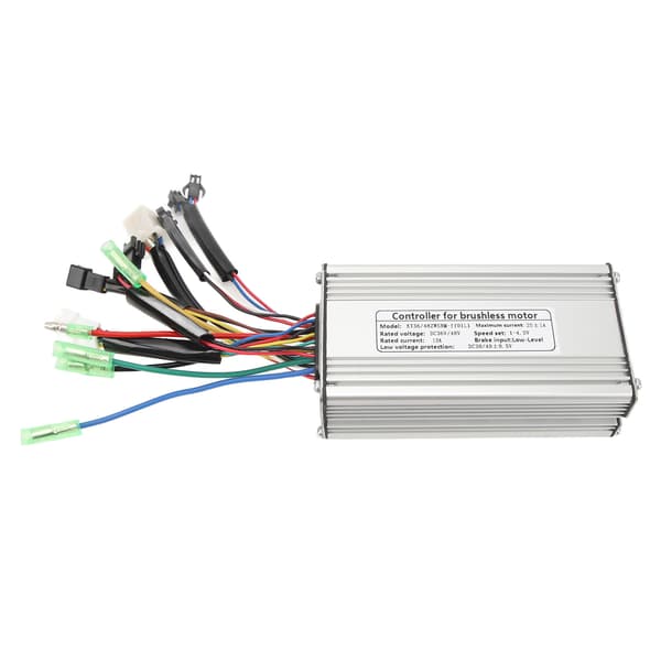 25A 36V 48V Elektrisk Cykel Controller til 750W Motor med SM Stik og Metalskal