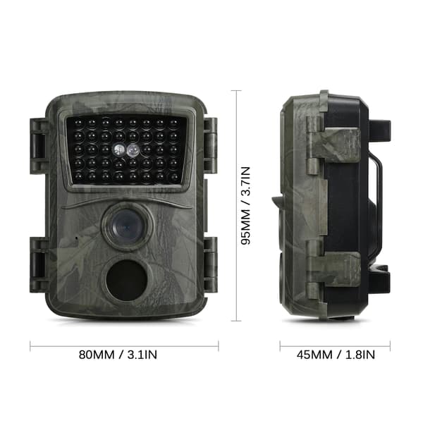 Mini 12MP 1080P Viltkamera for Jakt og Dyrelivsobservasjon med IP54 Nattsyn