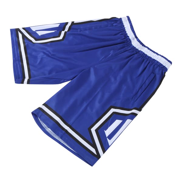 Snabbtorkande träningsshorts för män, blå, XL