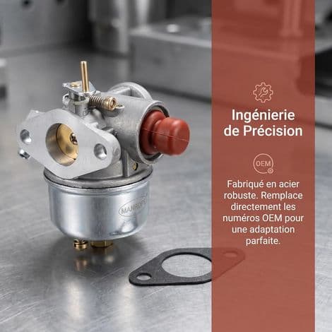 Fityle karburatorudskiftning med pakning til Tal-motor, GEO148, GEO195