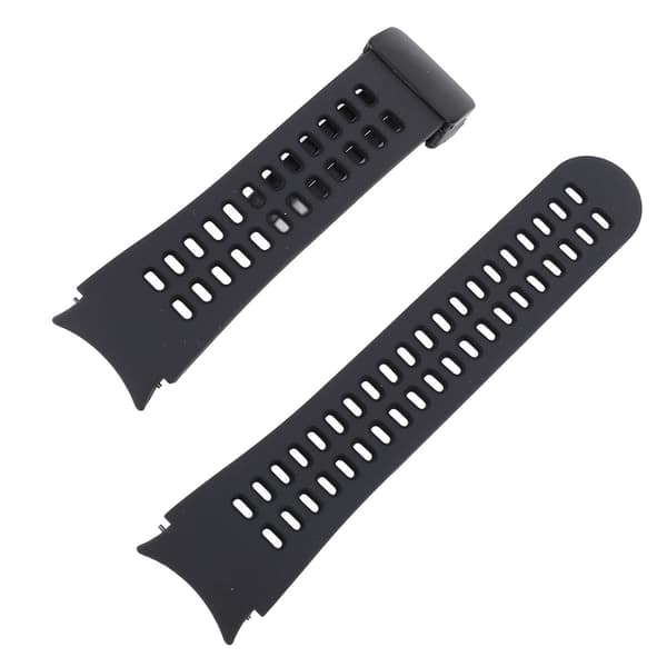 Justerbart magnetisk silikone armbånd til Watch 5 og Watch 6, åndbart, blødt, hudvenligt, sort