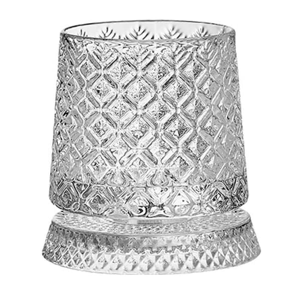 Roterende whiskyglas, klassisk krystalglas, roterende whiskyglas