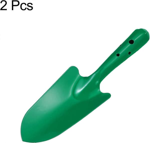 Sett med 2 hagespader, mini metallspade som måler 3,35 m x 0,91 m