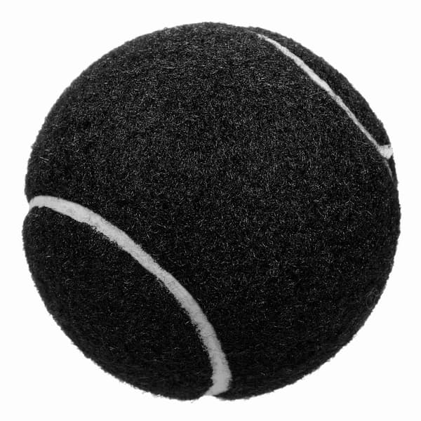 12 pakker flerfarvede matchende tryk-tennisbolde