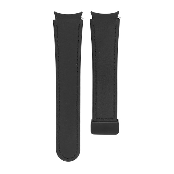 Sort silikonearmbånd med magnetisk quick-release spænde til Watch 6, 5 og 4