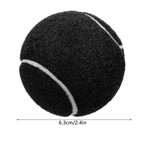 12 pakker flerfarvede matchende tryk-tennisbolde