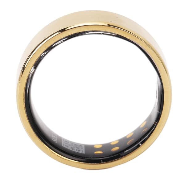 Smart sundheds- og fitnessring, søvntracker, skridttæller, guld, US 8, 60 mm