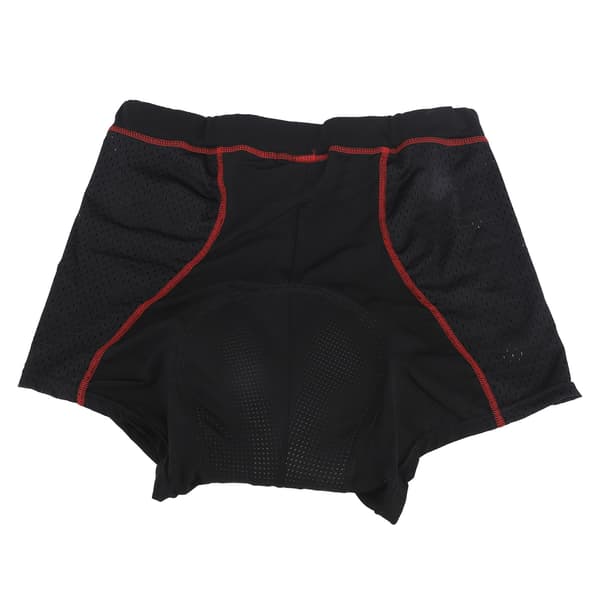 Cykelundertøjsshorts med polstring, stødabsorbering, åndbare, hurtigtørrende til cykling, skiløb, skøjteløb (størrelse L)